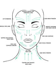 Durable stainless steel gua sha tool for facial and body massage
