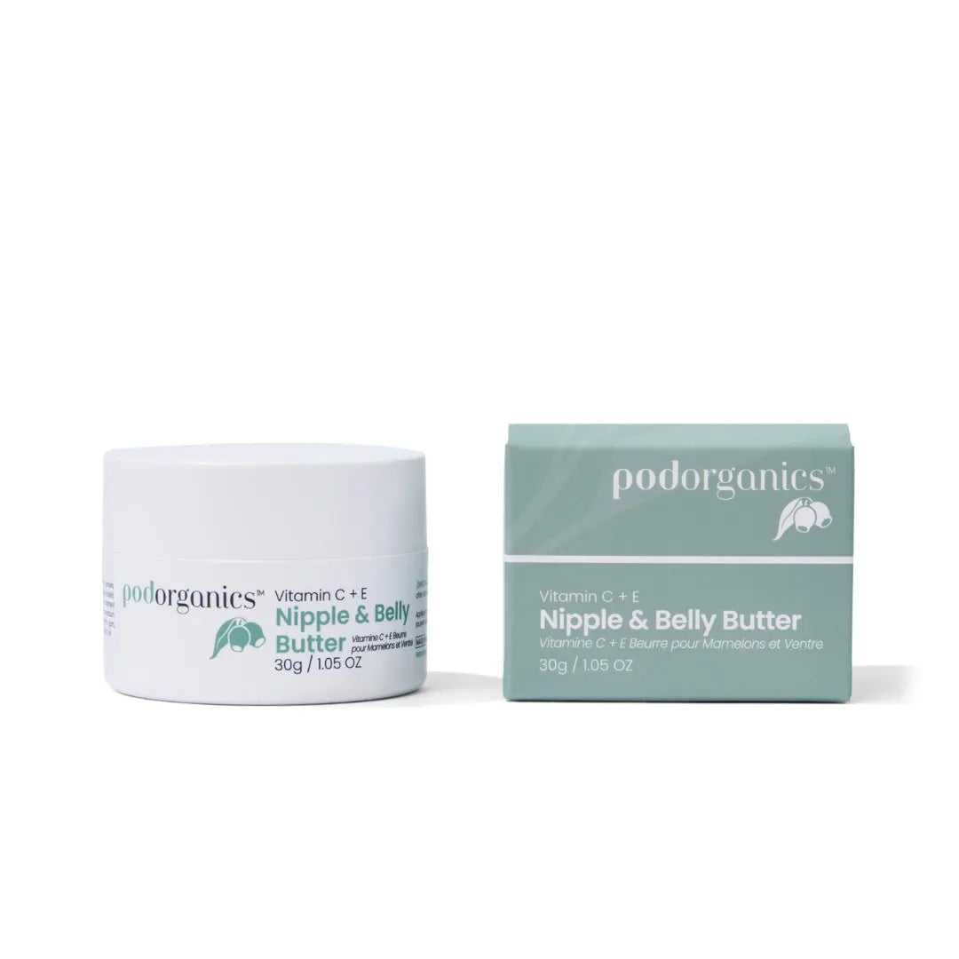 Organic Nipple and Belly Butter with Kakadu Plum, Rosehip, and Shea for Pregnancy and Breastfeeding