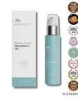 Pod Organics Belly Oil with Blue Tansy and Jojoba for pregnancy skincare