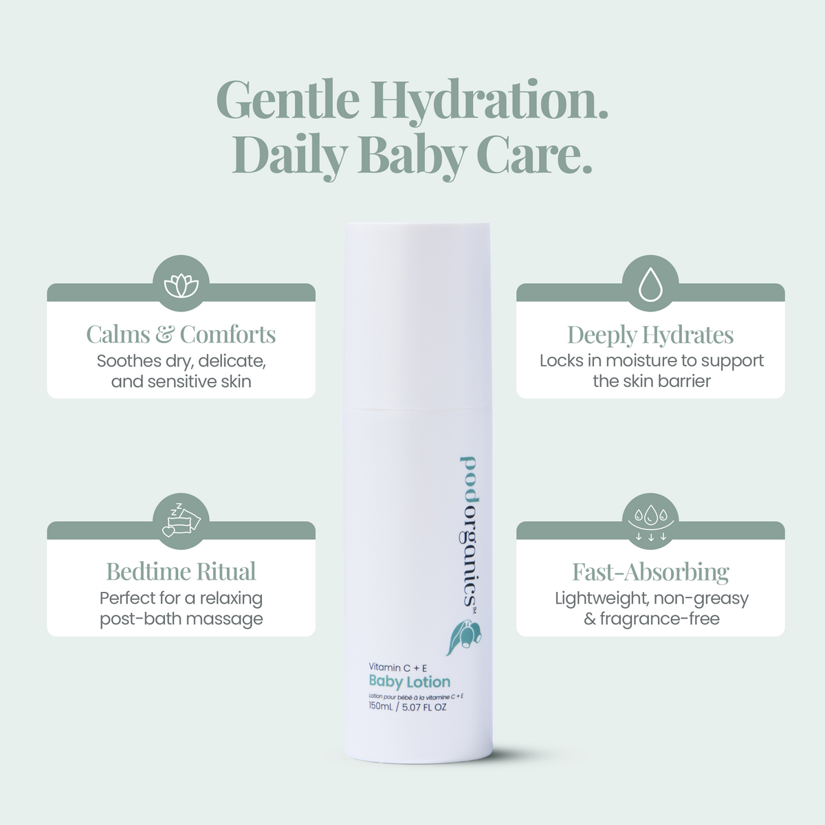 The First Bath Set Pod Organics
