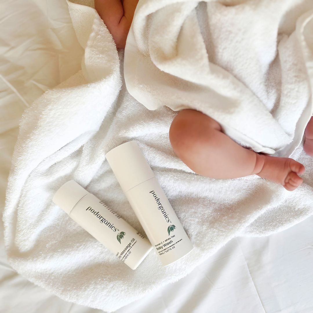 Baby massage bedtime routine