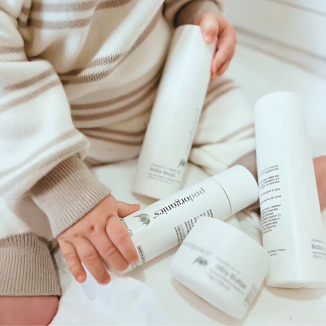 Organic baby massage oil