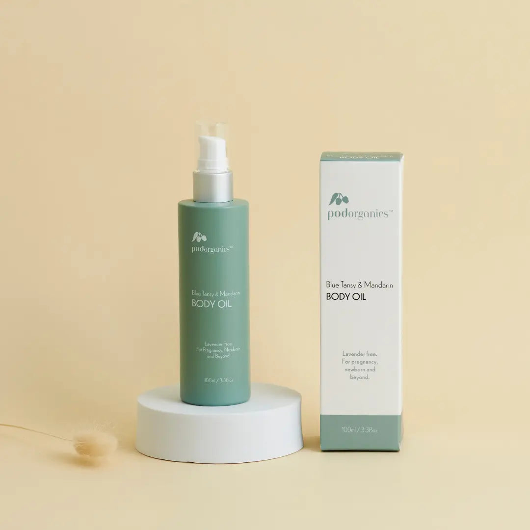 Organic Body Oil – Calming, Nourishing Hydration for Sensitive Skin Pod Organics